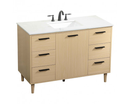 Elegant Bathroom Vanity - Maple (VF47048MMP)