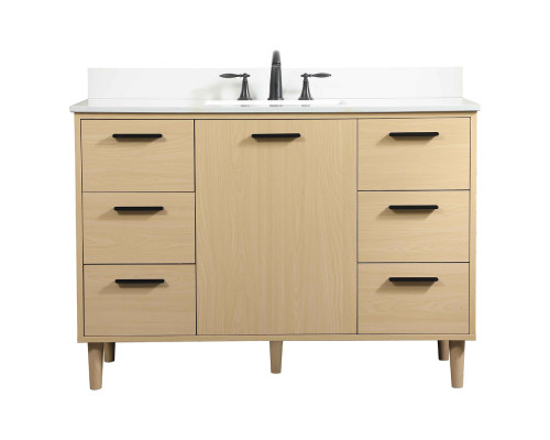 Elegant Bathroom Vanity - Maple (VF47048MMP-BS)