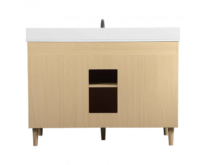 Elegant Bathroom Vanity - Maple (VF47048MMP-BS)