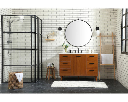 Elegant Bathroom Vanity - Teak (VF47048MTK)