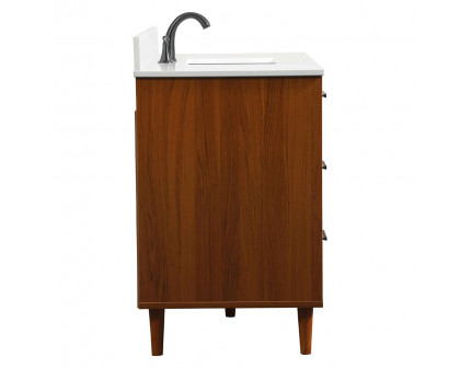 Elegant Bathroom Vanity - Teak (VF47048MTK-BS)