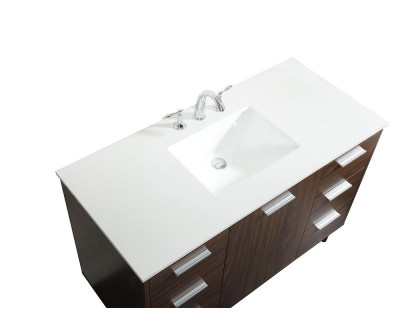 Elegant Bathroom Vanity - Walnut (VF47048MWT)