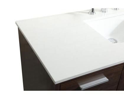 Elegant Bathroom Vanity - Walnut (VF47048MWT)