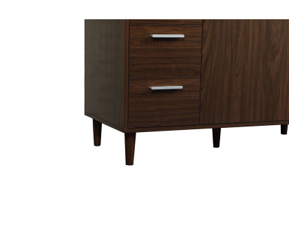 Elegant Bathroom Vanity - Walnut (VF47048MWT)