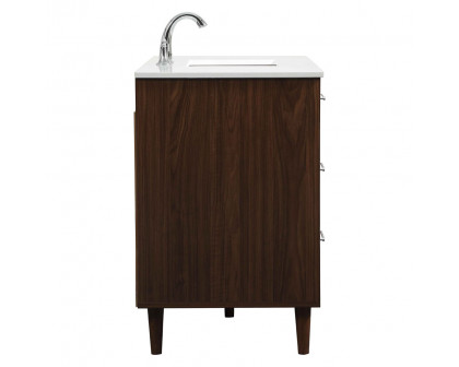 Elegant Bathroom Vanity - Walnut (VF47048MWT)