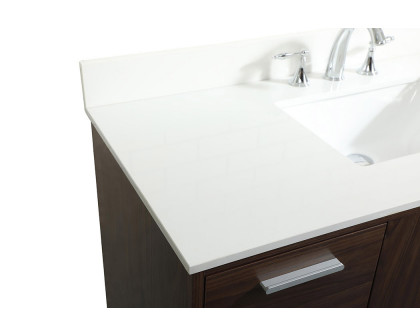 Elegant Bathroom Vanity - Walnut (VF47048MWT-BS)