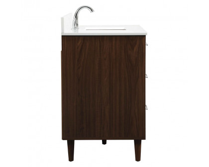 Elegant Bathroom Vanity - Walnut (VF47048MWT-BS)