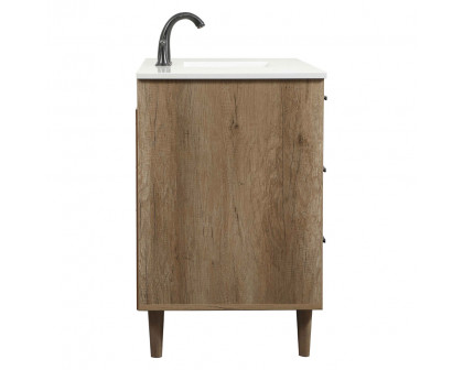 Elegant Bathroom Vanity - Natural Oak (VF47048NT)