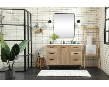 Elegant Bathroom Vanity - Natural Oak (VF47048NT)