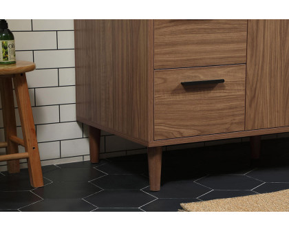 Elegant Bathroom Vanity - Walnut Brown (VF47048WB-BS)