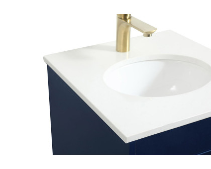 Elegant Bathroom Vanity - Blue (VF48818MBL)