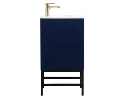 Elegant Bathroom Vanity - Blue (VF48818MBL)