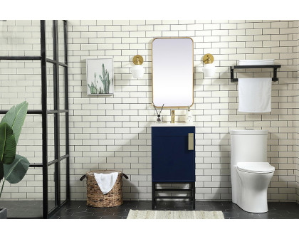 Elegant Bathroom Vanity - Blue (VF48818MBL)