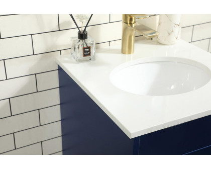 Elegant Bathroom Vanity - Blue (VF48818MBL)