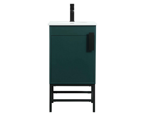 Elegant Bathroom Vanity - Green (VF48818MGN)