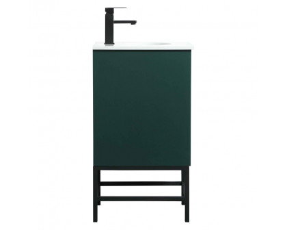 Elegant Bathroom Vanity - Green (VF48818MGN)