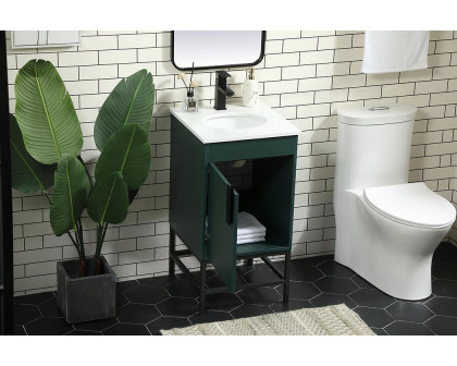 Elegant Bathroom Vanity - Green (VF48818MGN)