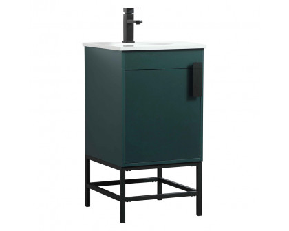 Elegant Bathroom Vanity - Green (VF48818MGN)