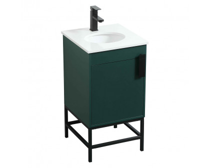 Elegant Bathroom Vanity - Green (VF48818MGN)