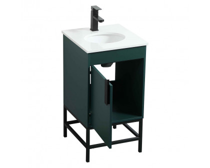 Elegant Bathroom Vanity - Green (VF48818MGN)