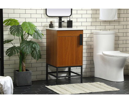 Elegant Bathroom Vanity - Teak (VF48818MTK)