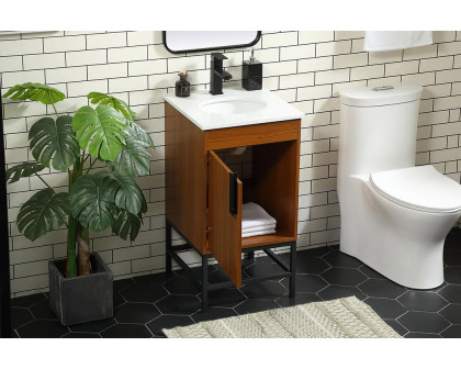 Elegant Bathroom Vanity - Teak (VF48818MTK)