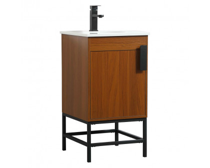 Elegant Bathroom Vanity - Teak (VF48818MTK)