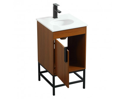 Elegant Bathroom Vanity - Teak (VF48818MTK)