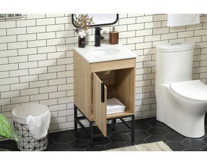 Elegant Bathroom Vanity - Mango Wood (VF48818MW)