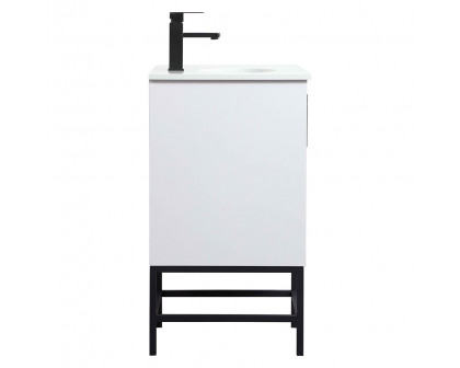 Elegant Bathroom Vanity - White (VF48818MWH)