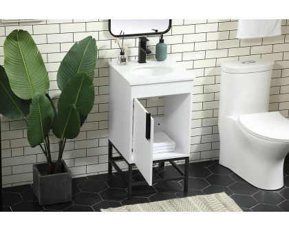 Elegant Bathroom Vanity - White (VF48818MWH)