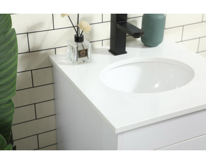 Elegant Bathroom Vanity - White (VF48818MWH)