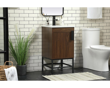 Elegant Bathroom Vanity - Walnut (VF48818MWT)