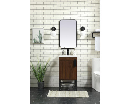 Elegant Bathroom Vanity - Walnut (VF48818MWT)