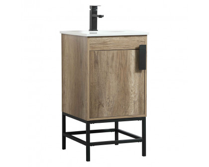 Elegant Bathroom Vanity - Natural Oak (VF48818NT)