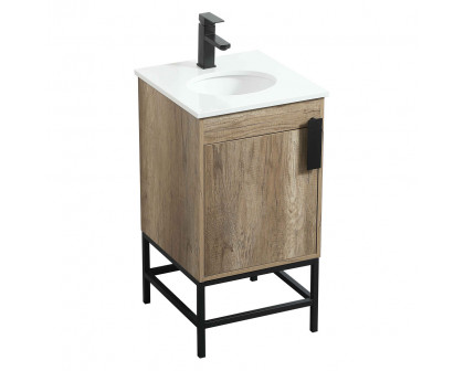 Elegant Bathroom Vanity - Natural Oak (VF48818NT)