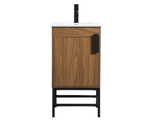 Elegant Bathroom Vanity - Walnut Brown (VF48818WB)