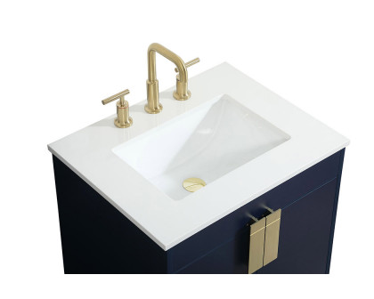 Elegant Bathroom Vanity - Blue (VF48824MBL)