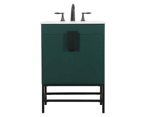 Elegant Bathroom Vanity - Green (VF48824MGN)