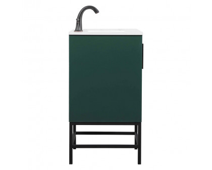 Elegant Bathroom Vanity - Green (VF48824MGN)