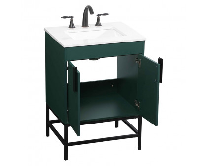 Elegant Bathroom Vanity - Green (VF48824MGN)