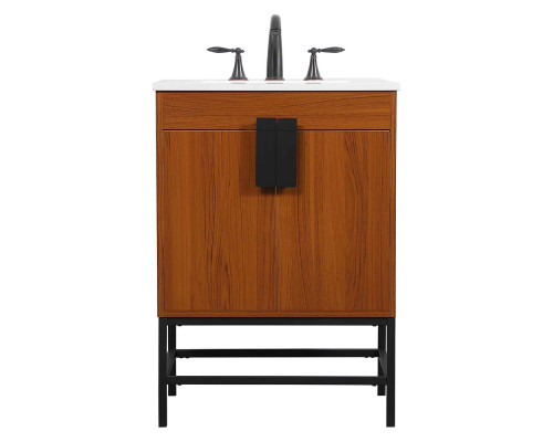 Elegant Bathroom Vanity - Teak (VF48824MTK)