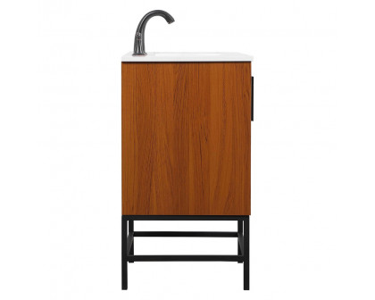 Elegant Bathroom Vanity - Teak (VF48824MTK)