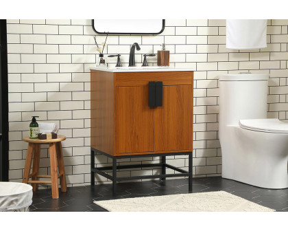 Elegant Bathroom Vanity - Teak (VF48824MTK)