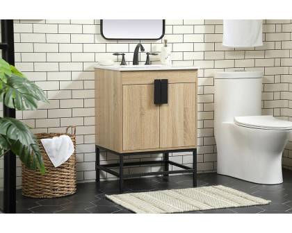 Elegant Bathroom Vanity - Mango Wood (VF48824MW)