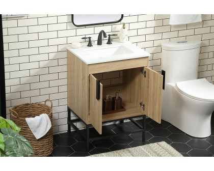 Elegant Bathroom Vanity - Mango Wood (VF48824MW)