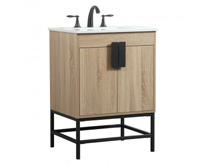 Elegant Bathroom Vanity - Mango Wood (VF48824MW)