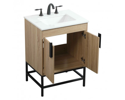 Elegant Bathroom Vanity - Mango Wood (VF48824MW)