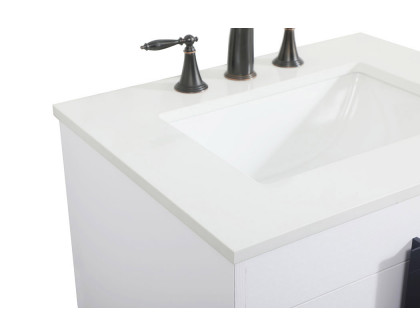 Elegant Bathroom Vanity - White (VF48824MWH)