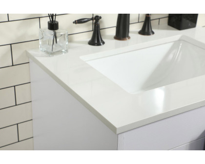 Elegant Bathroom Vanity - White (VF48824MWH)